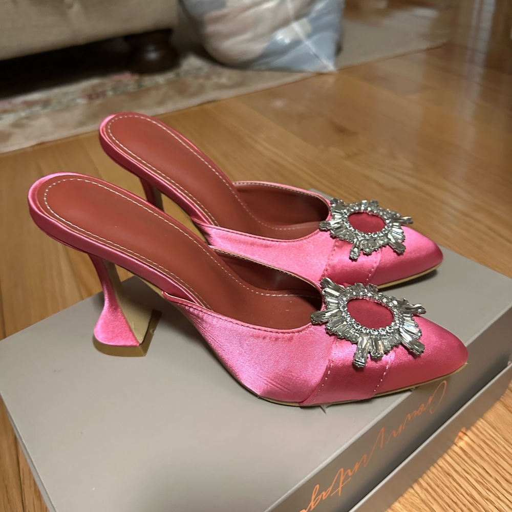Pink heels
